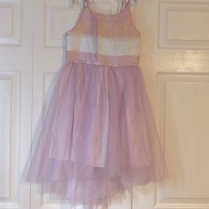 - light pink dress